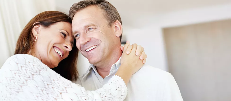 Smiling couple